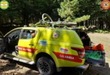 Parco della Sila:::Biker cade sul sentiro. Intervengono i soccorsi