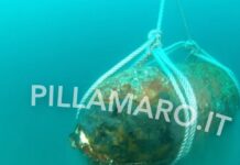 Tirreno Cosentino:::Presunto Ordigno bellico in mare a Scalea