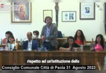 Paola. Consiglio Comunale:::Aumenta la Tari. Politano ‘Scelta impopolare ma necessaria’