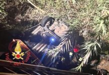 Auto finisce in un burrone:::Soccorsa una persona anziana