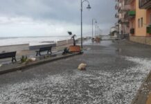 Fuscaldo:::Mareggiate. Il sindaco: “Per fortuna nessun danno di rilievo”.