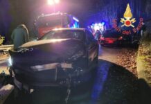 Grave incidente stradale:::Quattro feriti