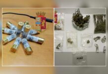 Armi e marijuana:::Una denuncia. Blitz della Polizia