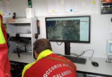 Giovane disperso sul Tirreno Cosentino:::Elicotteri in azione