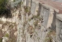 San Lucido:::lavori costone roccioso sopra ferrovia. Ordinanza del Sindaco