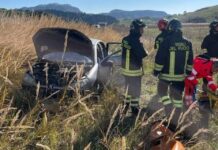 Auto fuori strada. Ferita una donna. Interviene elisoccorso