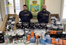 Sigarette elettroniche, maxi sequestro di prodotti contraffatti in Calabria
