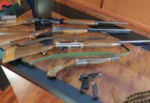 Cosenza. Armi e munizioni. Blitz dei Carabinieri