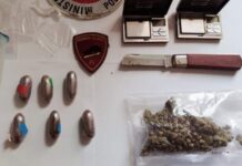 Marijuana e ovuli di Hashish occultati nel contatore dell’Acqua