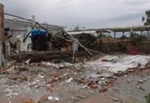 Tirreno Cosentino. Vento e maltempo. Cede il muro di uno stabilimento balneare