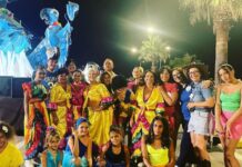 Paola. Successo per il carnevale estivo. Il sindaco: “Grazie a tutti. L’estate prosegue”