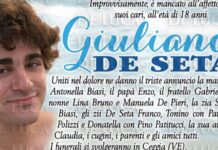 Paola. Un’edicola votiva per ricordare Giuliano De Seta, morto a 18 anni in uno stage