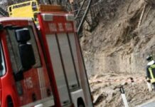Tirreno Cosentino. Smottamento lungo la Strada Statale 18