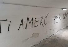 Praia a Mare, dura poco la risistemazione dei sottopassi. L’ira del sindaco per un ‘Ti amo’ fuori luogo