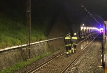 Linea Paola-Cosenza. Esercitazione della Protezione Civile nella Galleria Santomarco
