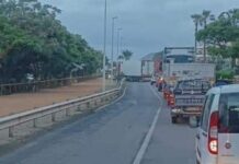 Tirreno Cosentino. Incidente sulla SS18. Coinvolto mezzo pesante