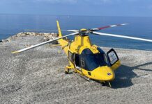 Elisoccorso atterra sulla spiaggia di Cetraro per soccorrere uomo colto da malore