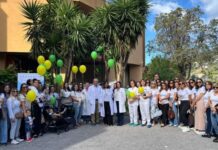 Ospedale di Cetraro, flash mob a sostegno dell’allattamento naturale.