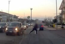 Pomeriggio di follia nel cosentino. Lite tra automobilisti