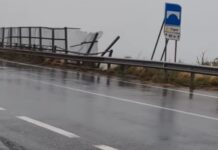 Maltempo incessante sul Tirreno Cosentino. Chiuso tratto di SS18
