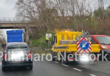 Belvedere M.mo, mezzi Anas sulla SS18. Alberi e detriti sul manto stradale