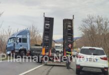 Tirreno Cosentino. Rocambolesco incidente stradale sulla SS18 – FOTO
