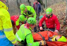 Escursionista ferito nelle montagne del cosentino. Salvato dal Soccorso Alpino