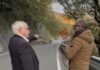 Verbicaro, De Caprio interviene sullo stato di pericolo della strada provinciale e (sui social) annuncia il proprio impegno