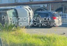 Tirreno Cosentino. Incidente stradale sulla SS18, auto si ribalta