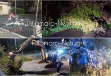 Maltempo e raffiche di vento, a Belvedere Marittimo situazione monitorata. Chiuso il Cimitero