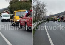 Paola. Incidente sulla SS18