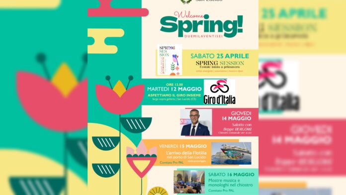 San Lucido tra leggende dello sport, il Giro d’Italia, l’incanto della musica e l’arrivo della Flotilla: ecco la primavera dei sogni