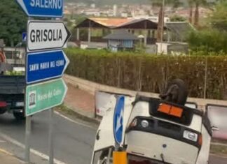 Tirreno Cosentino. Incidente stradale sulla SS18, coinvolto un motocarro