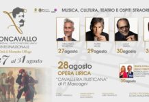 Dal 27 al 31 agosto la XXIV edizione del Festival Lirico Internazionale “Ruggiero Leoncavallo”, tra opera lirica, giovani talenti e prestigiosi ospiti.