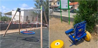 Belvedere M.mo, danneggiati il parco giochi per bambini e la sedia Job per diversamente abili