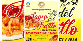 A Marcellina torna la Sagra del Fusillo tra tradizione, prodotti tipici, musica e convivialità.