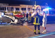 Incidente a Santa Maria del Cedro, auto contro un muretto e poi si ribalta: ferito un 35enne