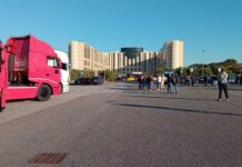 Fermo autotrasportatori in Calabria, presidi con blocco del traffico sulla Statale 18 tra Santa Maria del Cedro e Tortora