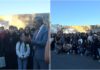 San Lucido, il sindaco con gli studenti al presidio sulla SS18: «la protesta in Calabria diventa caso nazionale. Pieno sostegno ai manifestanti»