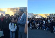San Lucido, il sindaco con gli studenti al presidio sulla SS18: «la protesta in Calabria diventa caso nazionale. Pieno sostegno ai manifestanti»